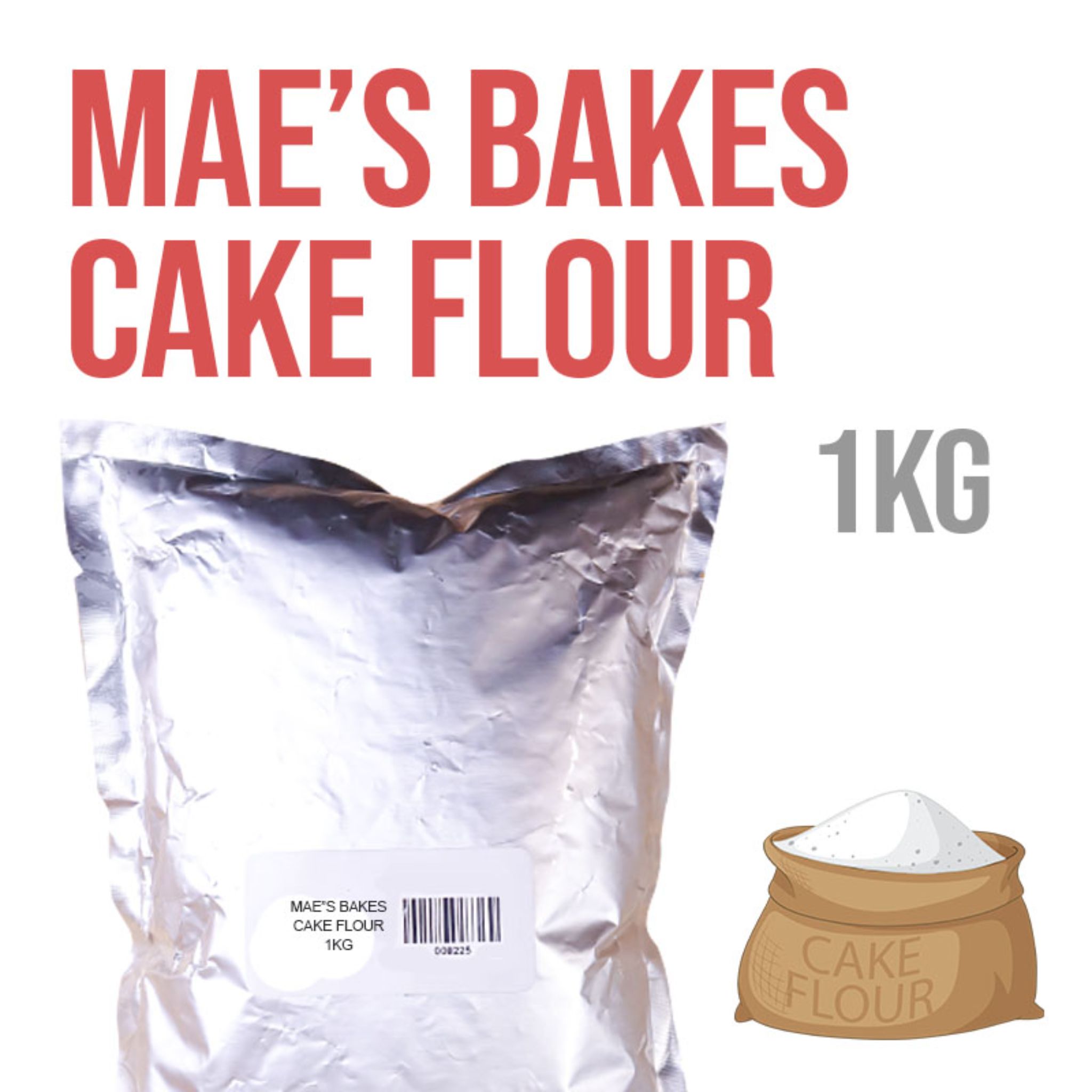 Mae's Bakes Cake Flour 1 kg